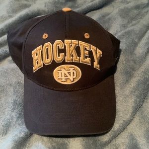 Notre Dame hockey hat, adjustable size